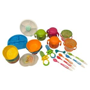 20 pcs! Snacks/feeding Gobe, Ubbi, Choomee, Munchkin, more